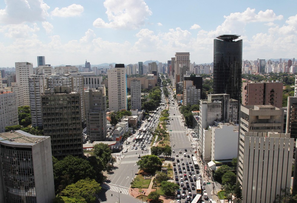  Faria Lima fechou o ano passado com apenas 6,8% de espaços vagos — Foto: Marcos Alves / Agencia O Globo.