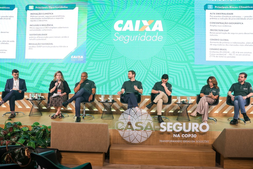Casa do Seguro na COP30 — Foto: Bruno Carachesti