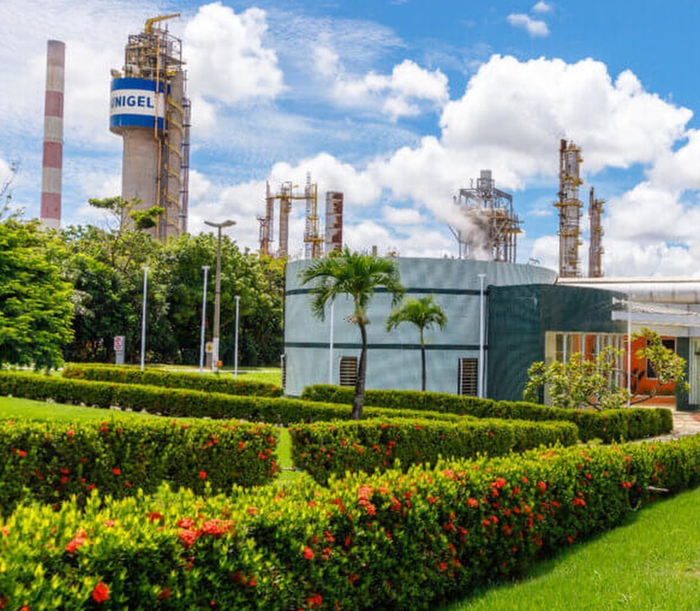 Uma das plantas de fertilizantes da Unigel que foram arrendadas da Petrobras — Foto: Divulgação
