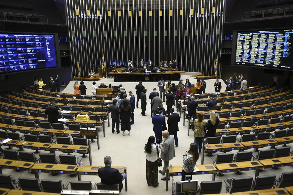 Plenário da Câmara dos Deputados, em Brasília — Foto: Edilson Rodrigues/Agência Senado