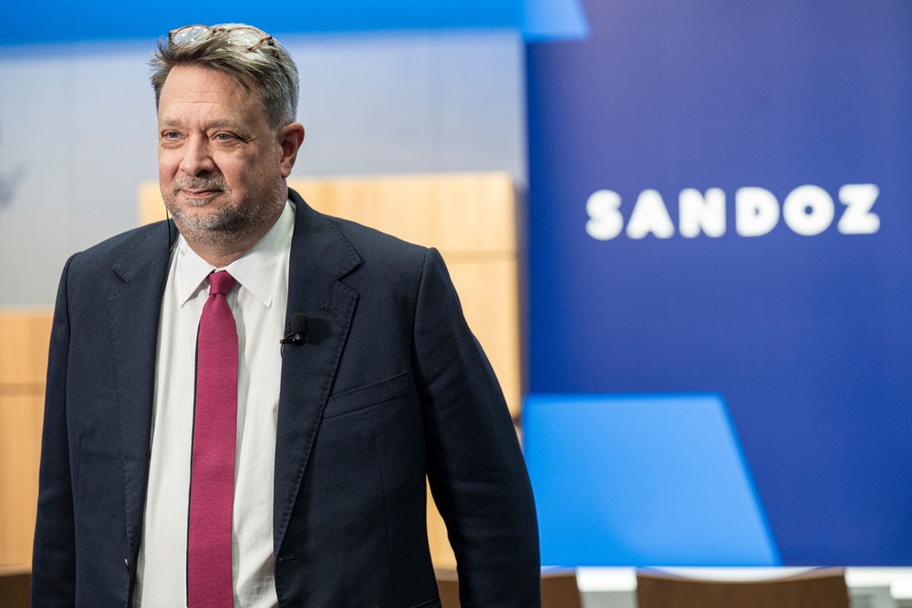 Richard Saynor, CEO global da Sandoz: Empresa vai liderar o crescente e importante mercado de genéricos e biossimilares de forma sustentável — Foto: Bloomberg