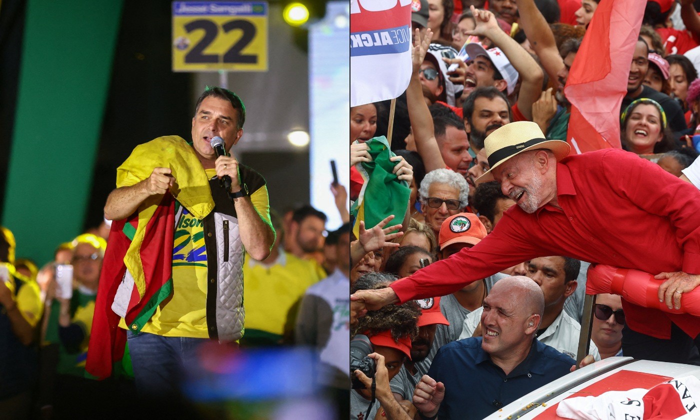 No último fim de semana antes do segundo turno, Lula foca em debate e Flávio, na Avenida Paulista