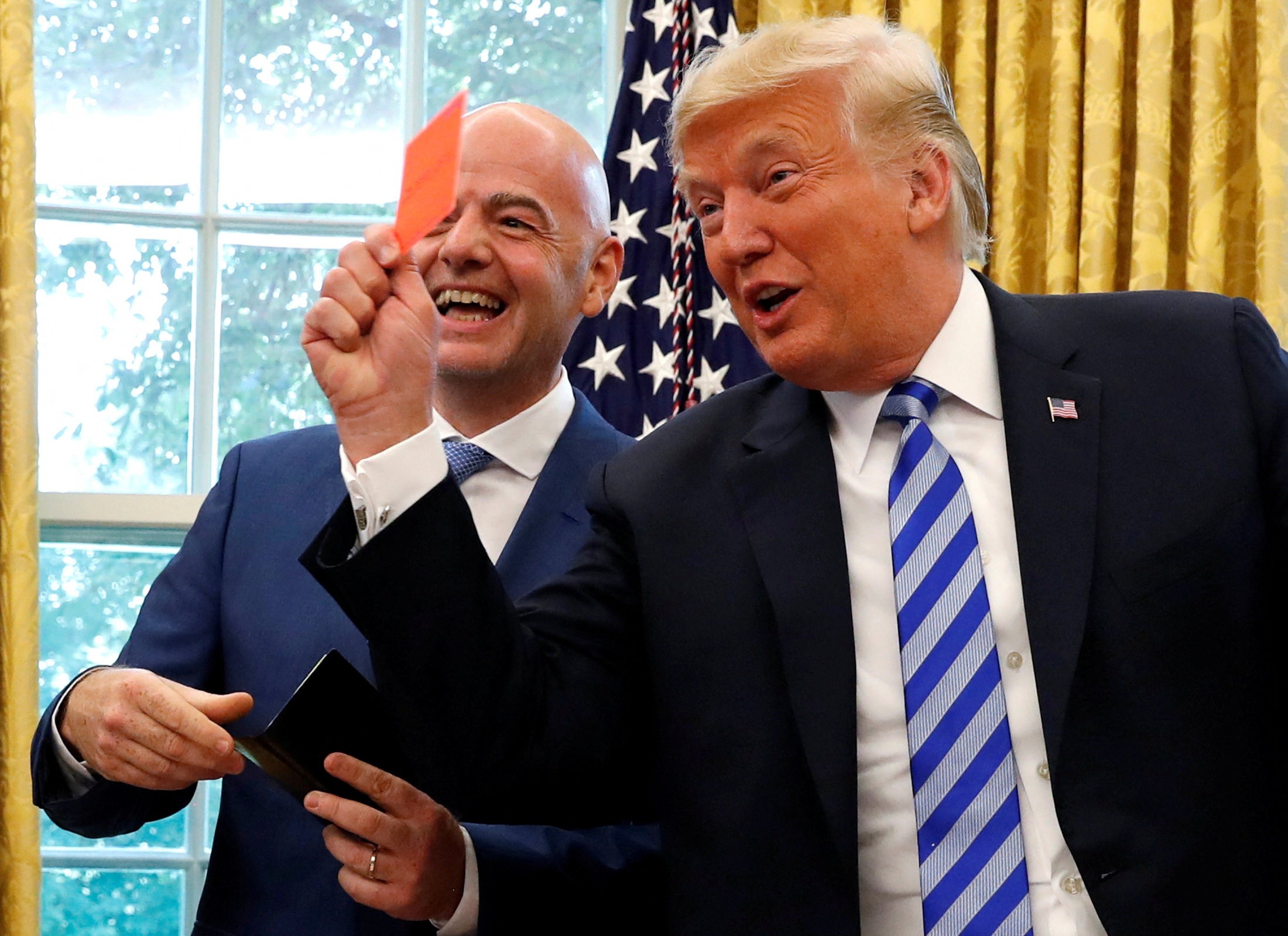 Trump confirma que pediu à Fifa para revisar expulsão de jogador dos EUA