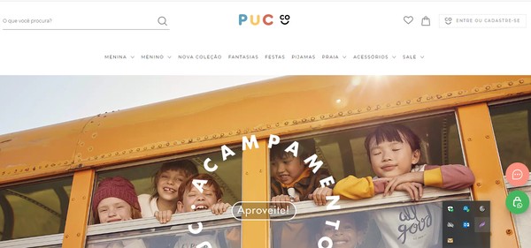 Marca de 2025 roupa infantil puc