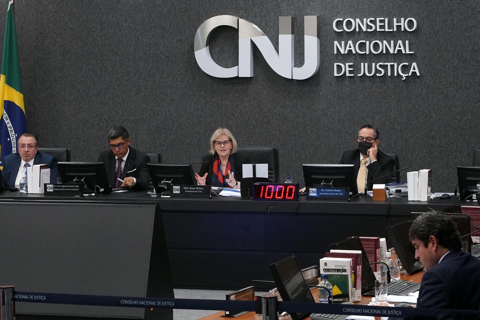 Rosa Weber em sessão do CNJ — Foto: G.Dettmar/Agência CNJ