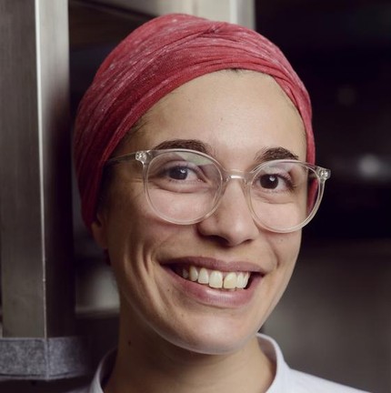 Brenda Freitas, pâtissière do grupo Maní, elege a mousse de chocolate do Beverino