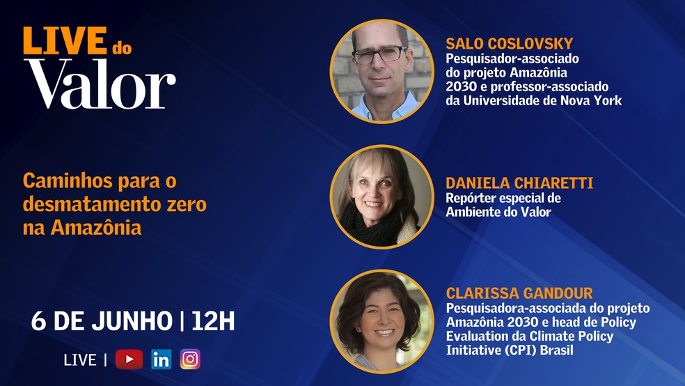 Live do Valor Clarissa Gandour e Salo Coslovsky, pesquisadores do