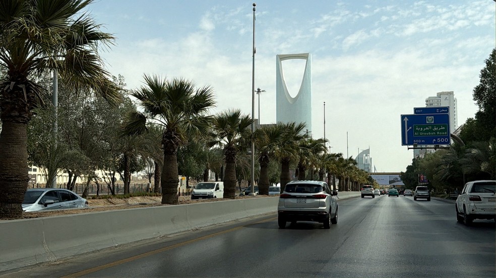 Vista geral de Riad, capital da Arábia Saudita — Foto: Reuters