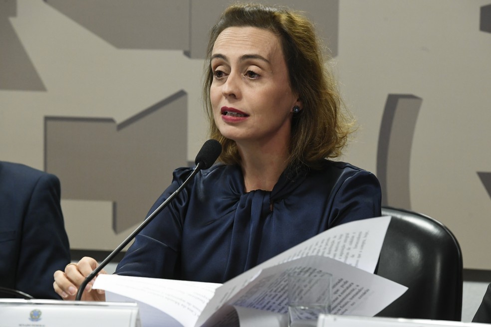 Carolina de Assis Barros: com fim de mandato, diretoria do BC pode voltar a ser só masculina — Foto: Roque de Sá/Agência Senado