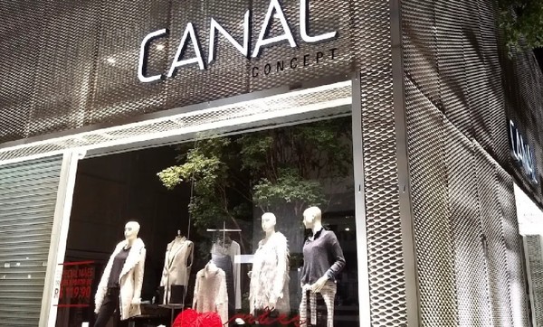 Canal shop concept roupas