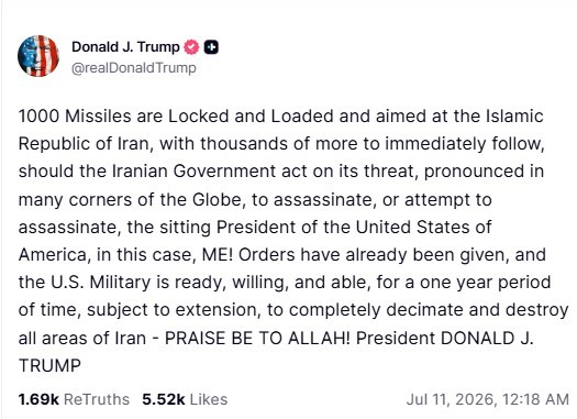 EUA ampliam sanções ao Irã e Trump encerra cessar-fogo