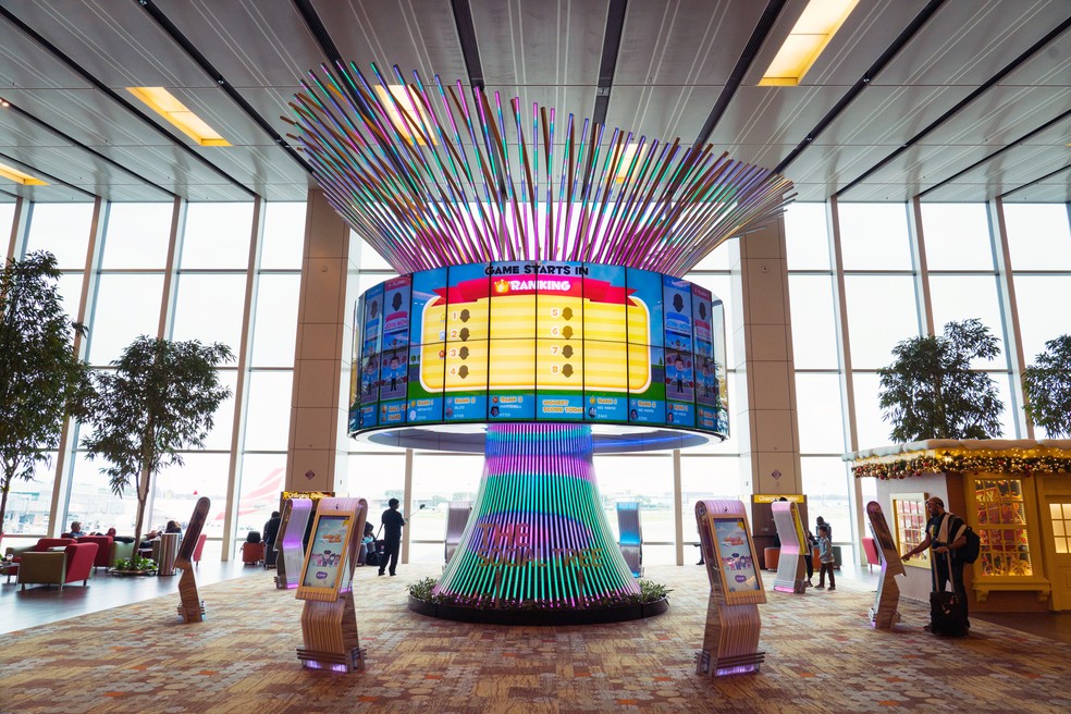 Aeroporto Changi de Cingapura é eleito o melhor do mundo — Foto: Nicky Loh/Bloomberg