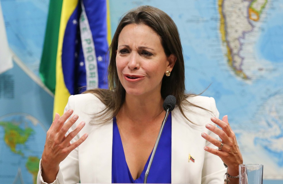 Maria Corina Machado — Foto: Folhapress