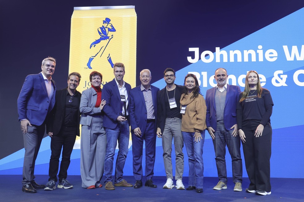 A Diageo foi a vencedora da categoria Bebidas com o Johnnie Walker Blonde & Citrus — Foto: Alex Silva