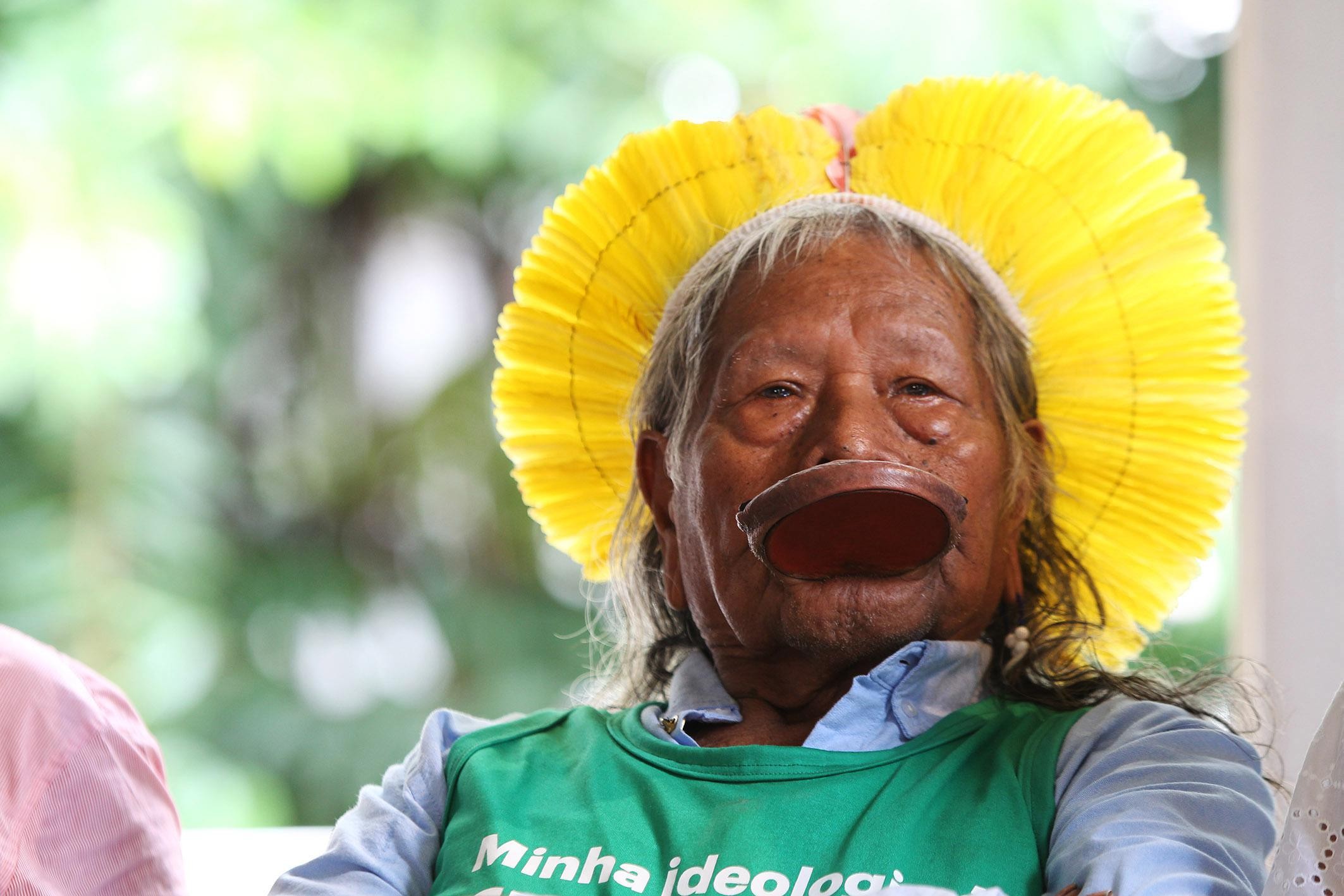‘A Amazônia é nossa maior chance de continuar vivendo nesta Terra’, diz Cacique Raoni ao FT