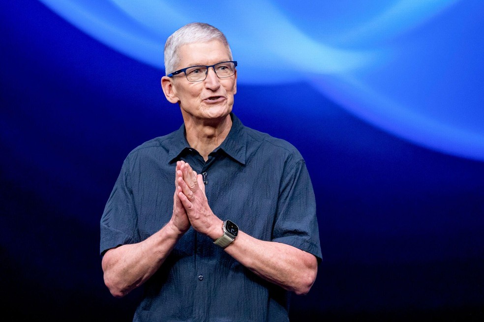 Apple , Tim Cook — Foto: David Paul Morris/Bloomberg