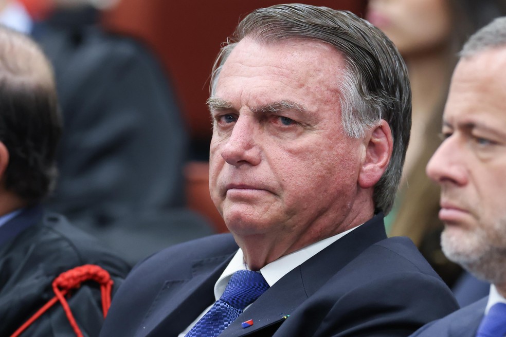 Ex-presidente Jair Bolsonaro — Foto: Antonio Augusto/STF