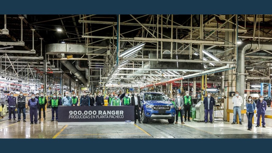 Fábrica da Ford na Argentina, em imagem de setembro de 2020
