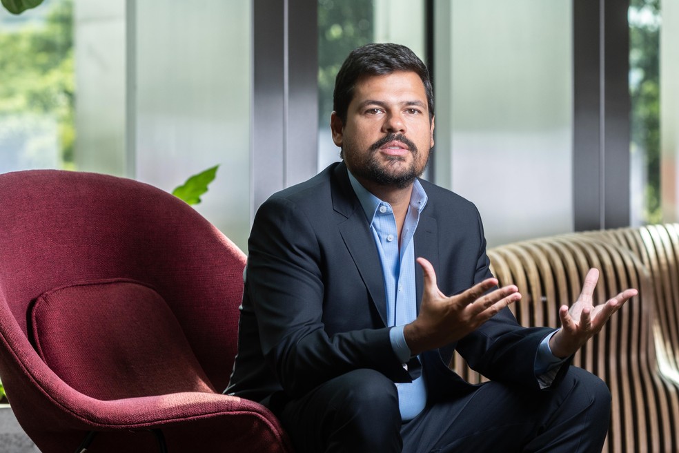 Marco Antonio Caruso, do Santander: 'forward guidance' traçou um teto e choque de oferta do petróleo estabeleceu piso para ação na Selic — Foto: Rogerio Vieira/Valor