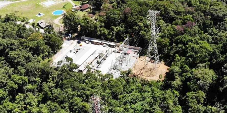 Subestação de energia em São Sebastião da EDP Brasil