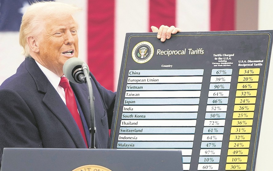 Tarifas fazem Trump tropeçar nas pesquisas | Pergunte aos dados | Valor ...
