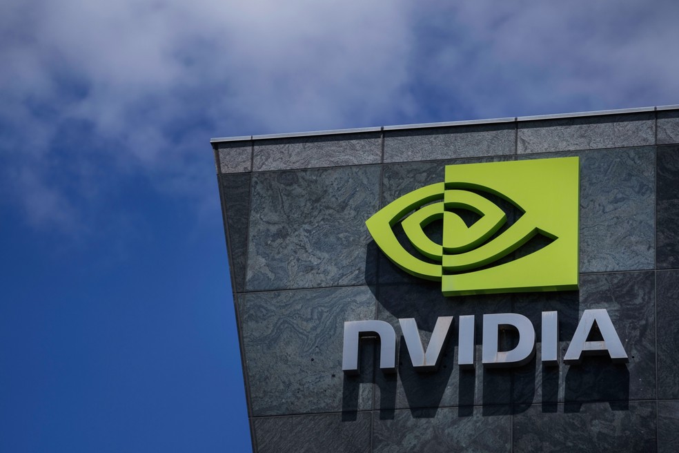 Nvidia: empresa fechou o dia com valor de mercado de US$ 992 bilhões — Foto: Bloomberg