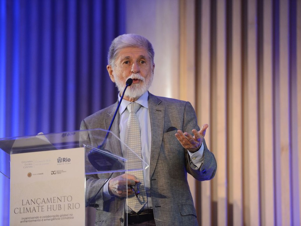 Assessor especial da Presidência, Celso Amorim — Foto: Tomaz Silva/Agência Brasil