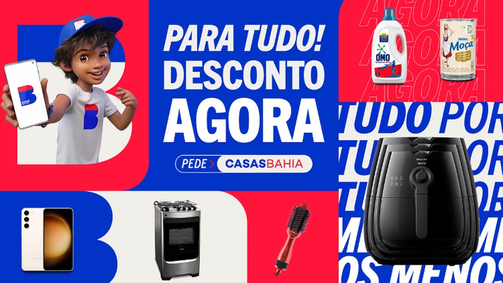 Casas Bahia oferece ofertas até dia 31/05 com promoções em novos produtos a cada dois dias  — Foto: Divulgação/Casas Bahia