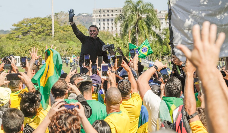 PA Rio de janeiro (RJ) 07.09.2022 - Presidente jair Bolsonaro participa de motociata no Aterro do Flamengo . Foto de Gabriel de Paiva Agência O Globo