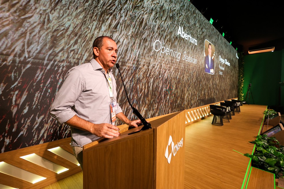 Dyogo Oliveira, presidente da CNseg — Foto: Bruno Carachesti