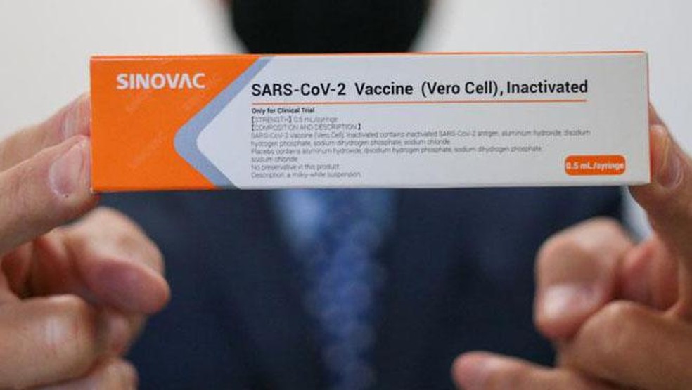 Coronavac, vacina com tecnologia chinesa produzida pelo Instituto Butantan, de São Paulo, é indicada para crianças de 3 e 4 anos — Foto: Divulgação/Governo do Estado de São Paulo