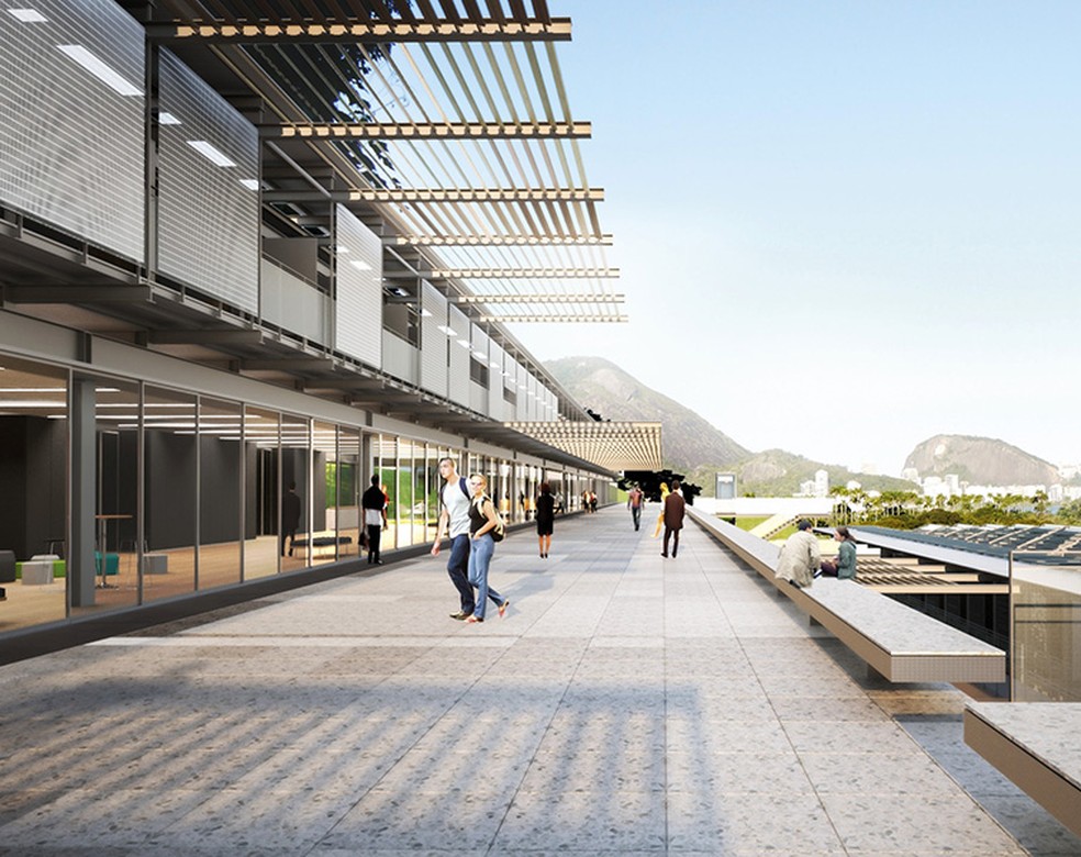 Ilustração da futura expansão do instituto: projeto orçado em R$ 100 milhões — Foto: Divulgação