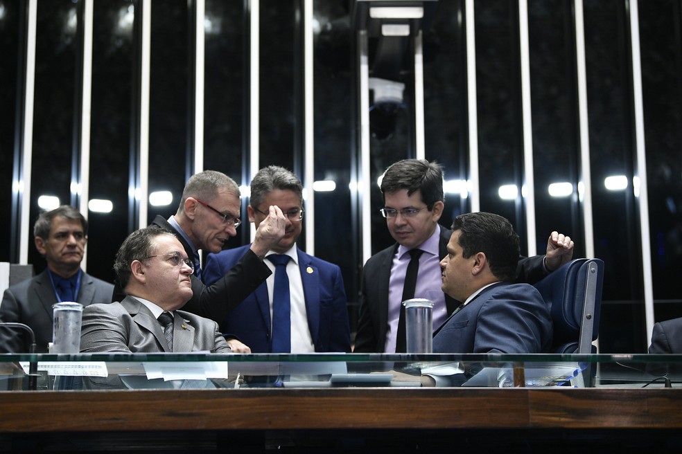 Senado termina de votar reforma da Previdência  — Foto: Pedro França/Agência Senado