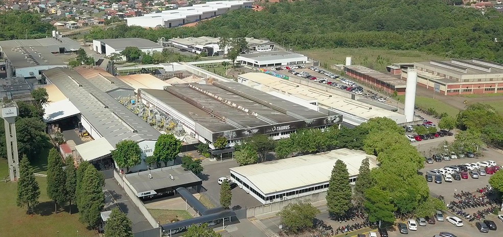 Fábrica da Taurus Armas — Foto: Divulgação/Taurus