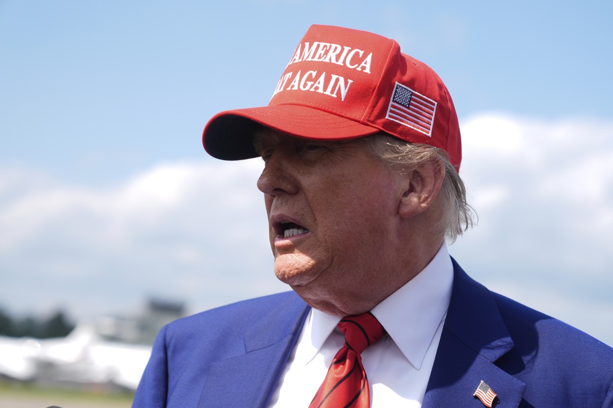 ‘Não tirem conclusões disso’ diz Trump sobre ameaça ao espaço aéreo da Venezuela