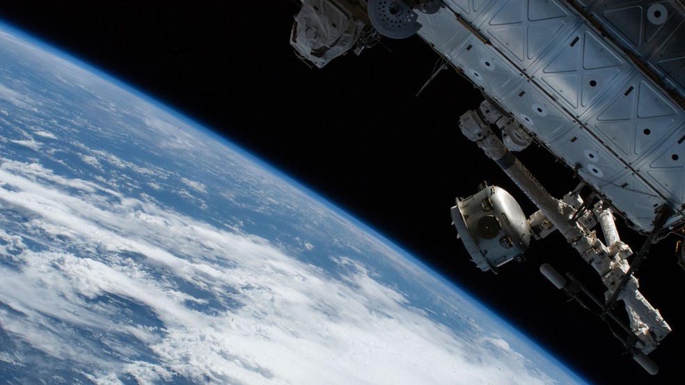 Imagem Estação Espacial Internacional — Foto: Divulgação/Nasa