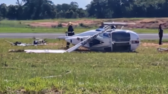 Helicóptero do governo de Mato Grosso do Sul cai após 20 minutos no ar com 4 servidores 