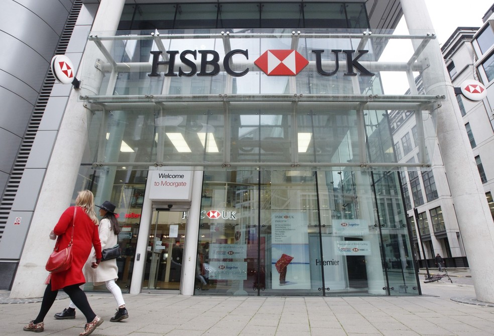 HSBC no Reino Unido — Foto: Luke MacGregor/Bloomberg