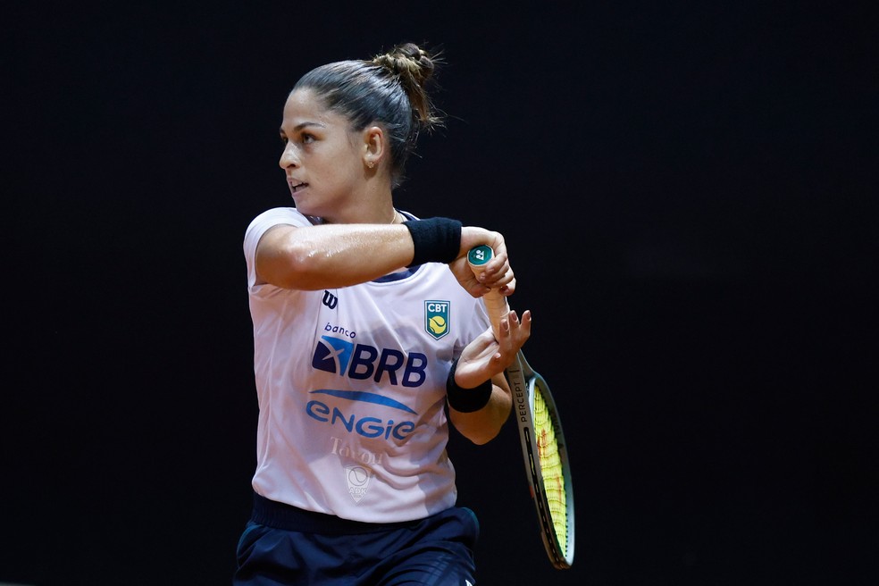 Carol Meligeni, tenista medalha de bronze nas duplas no Pan de Lima — Foto: Divulgação/CBT