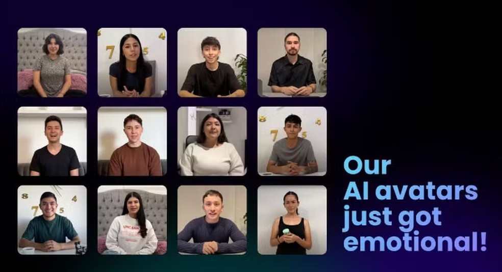 Para Synthesia, seus avatares podem confundir o mundo virtual e personagens reais — Foto: Reprodução/Synthesia