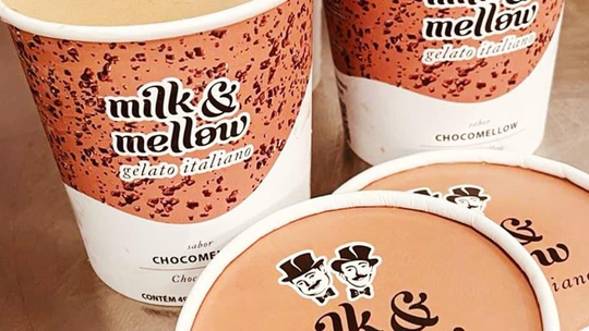 Milk & Mellow mescla gelato e imóveis na receita