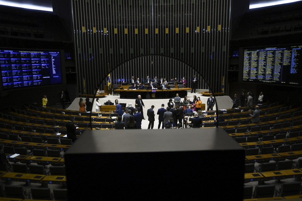 Plenário da Câmara dos Deputados — Foto: Edilson Rodrigues/Agência Senado