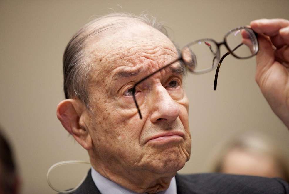 Alan Greenspan, ex-presidente do Federal Reserve — Foto: CL/AE/Bloomberg