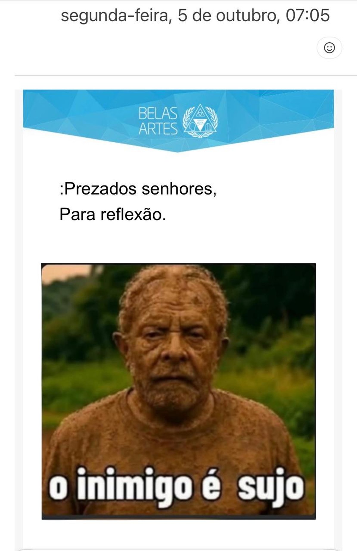 Denúncia de assédio eleitoral contra reitor da Belas Artes vai para Ministério Público