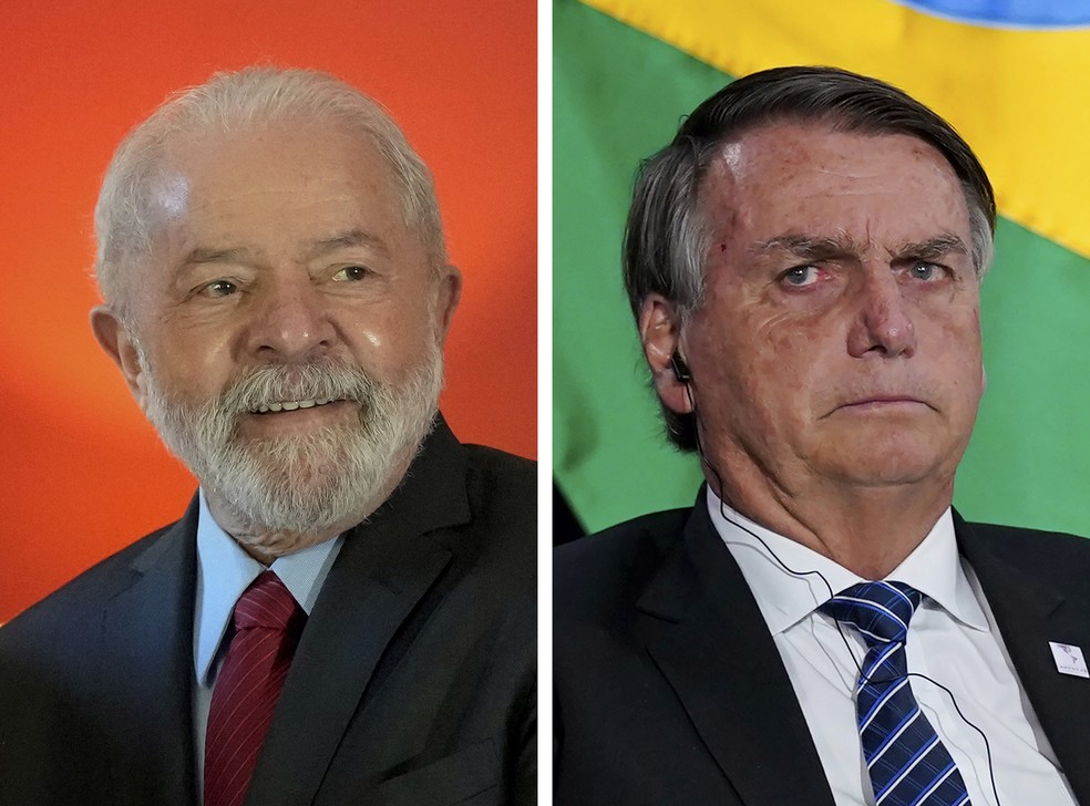 Lula x Bolsonaro: luta por voto feminino — Foto: AP Photos