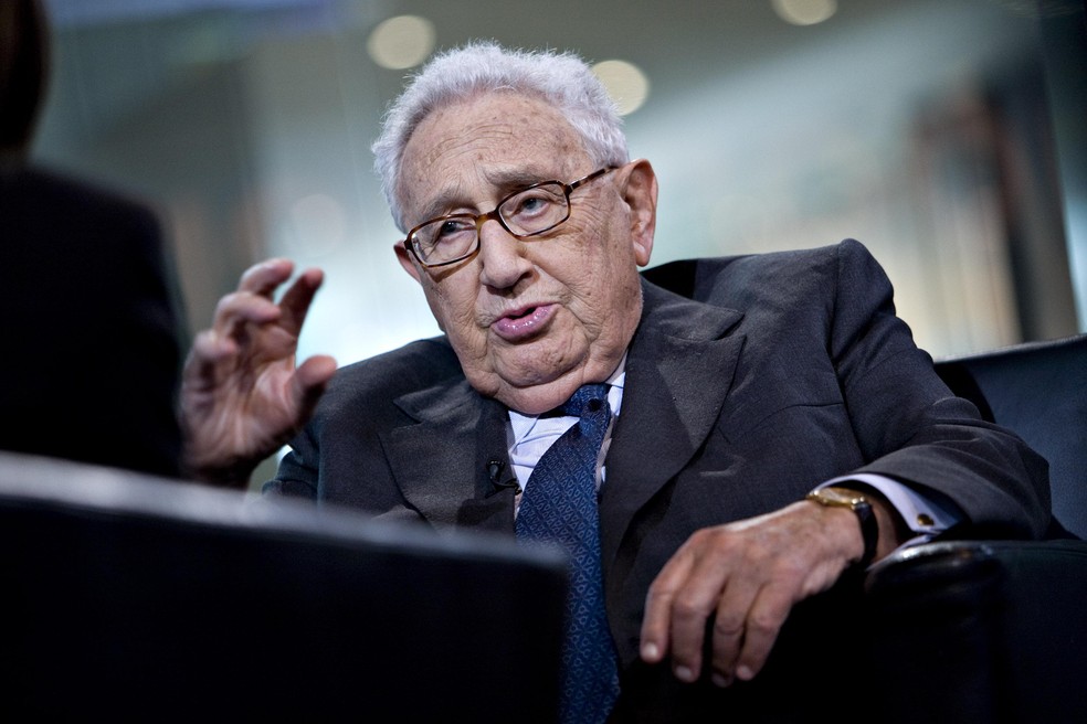  Henry Kissinger, ex-secretário de Estado dos EUA — Foto: Daniel Acker/Bloomberg