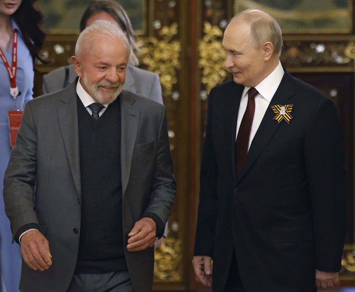 Lula comenta conversa que teve com Putin sobre EUA, Brics e guerra na Ucrânia