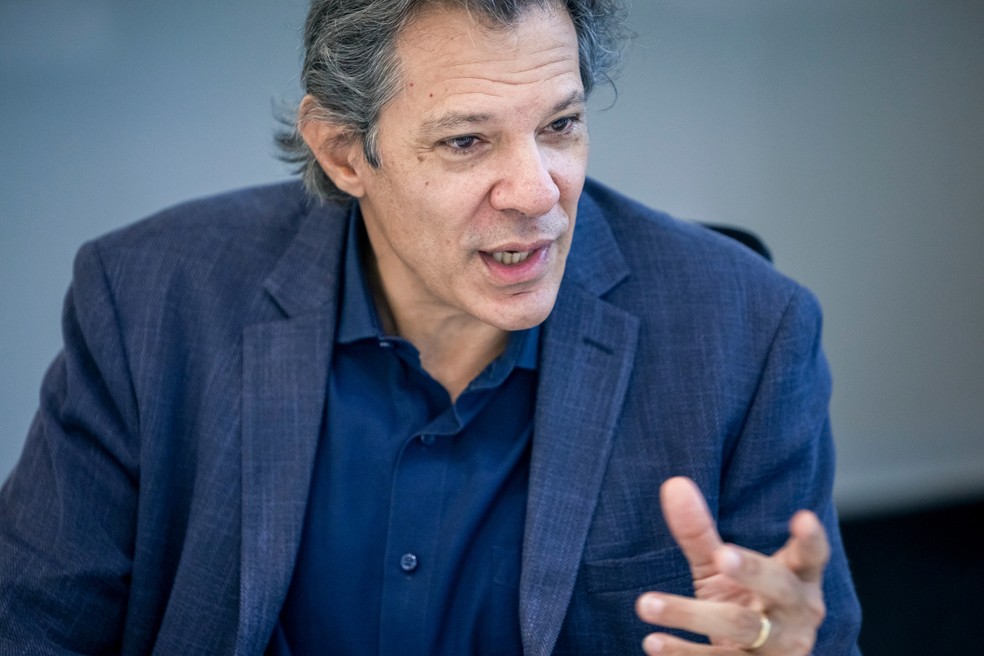 O ministro da Fazenda, Fernando Haddad — Foto: Tuane Fernandes/Bloomberg