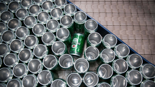 Heineken tem alta de 7,3% nas receitas no 1º trimestre e Brasil é destaque