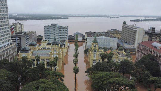 Chuvas: Nível recorde do Guaíba coloca Porto Alegre em alerta de ‘inundação severa’